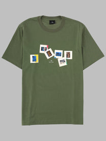 Ps By Paul Smith Men's Shirt Con Stampa Green