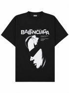 Balenciaga Men's Printed Shirt Black