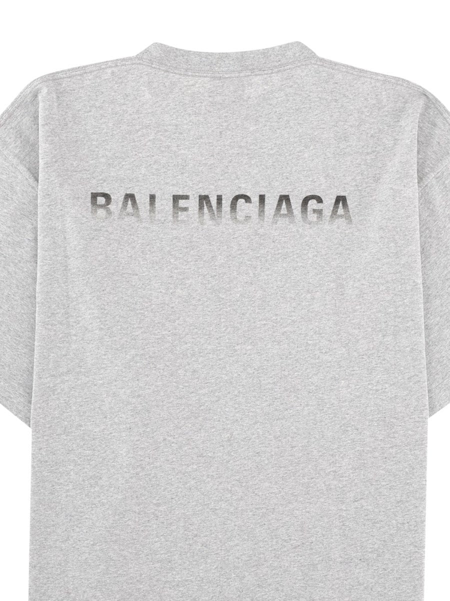 Balenciaga Men's Printed Shirt Grey