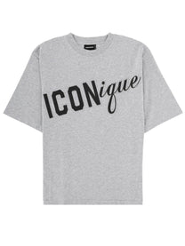Dsquared2 Men's Shirt Con Stampa Grey