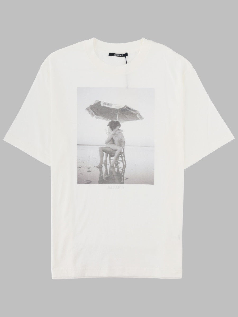 JACQUEMUS Men's Shirt Con Stampa White