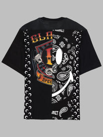 Marine Serre Men's Shirt Con Stampa Black