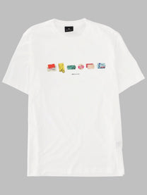 Ps By Paul Smith Men's Shirt Con Stampa White