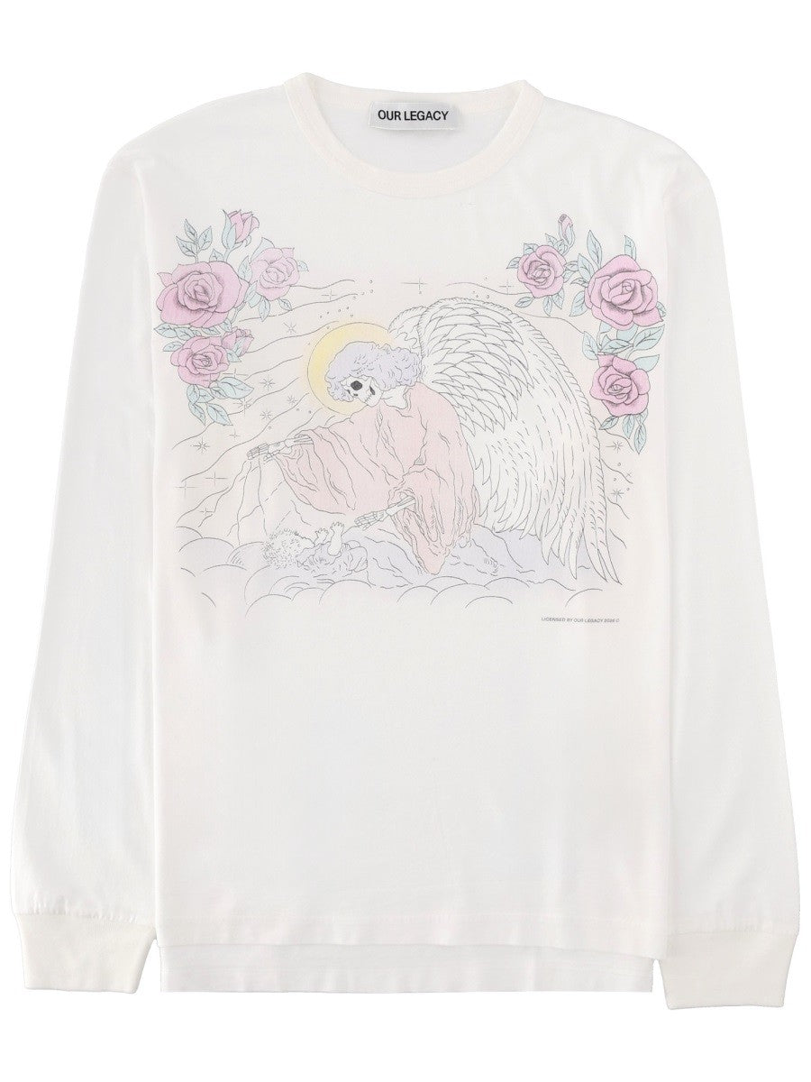 Our Legacy Men's Shirt Con Stampa White