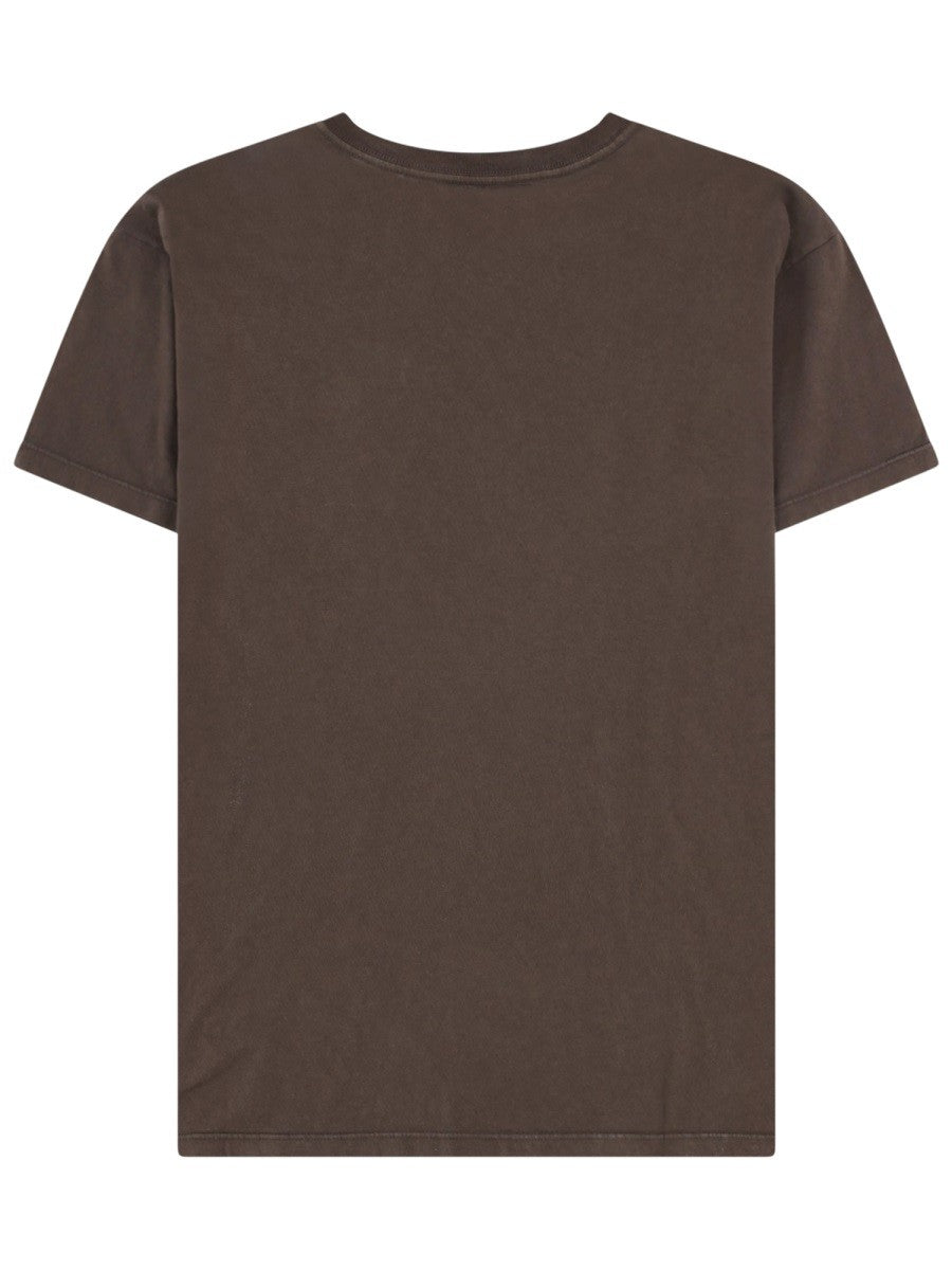 Maison Margiela Women's Shirt Con Stampa Brown