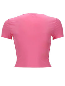 Versace Jeans Couture Women's Shirt Crop Con Blue