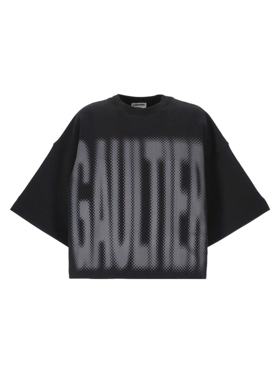 Jean Paul Gaultier Unisex Shirt Cropped Con Grey