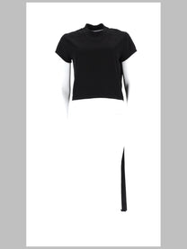 DRKSHDW Women's Shirt Cropped in Cotone Black