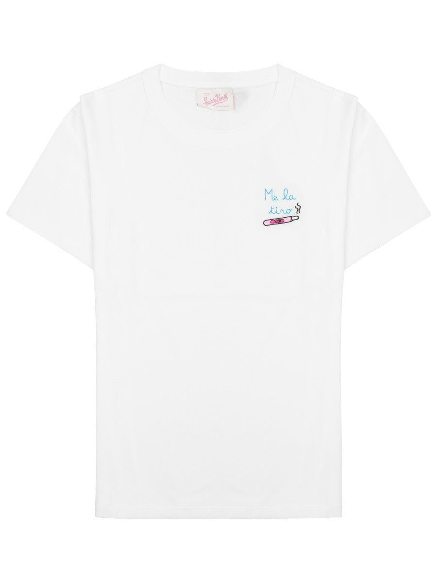 Mc2 Saint Barth Unisex Shirt Emilie White