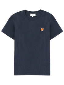 Maison Kitsuné Women's Shirt Fox Head Blue
