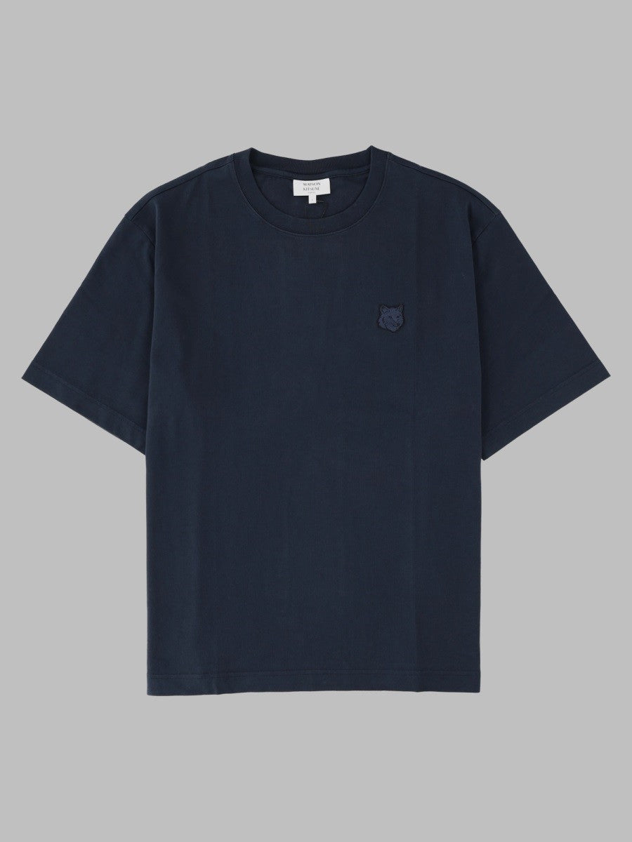 Maison Kitsuné Men's Shirt Fox Head Blue
