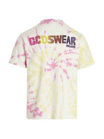 GCDS Shirt Gcds Tie Dye Gold