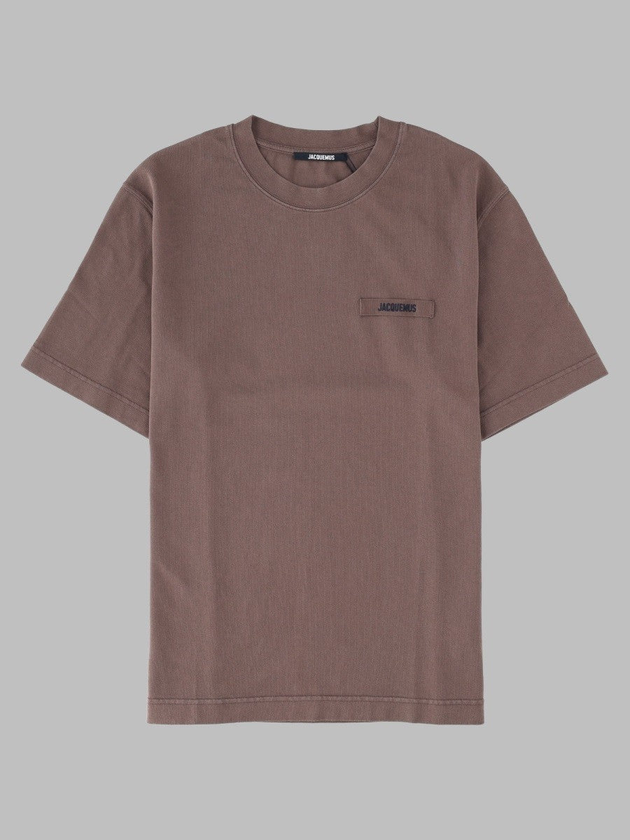 JACQUEMUS Men's Shirt Gros Grain Brown