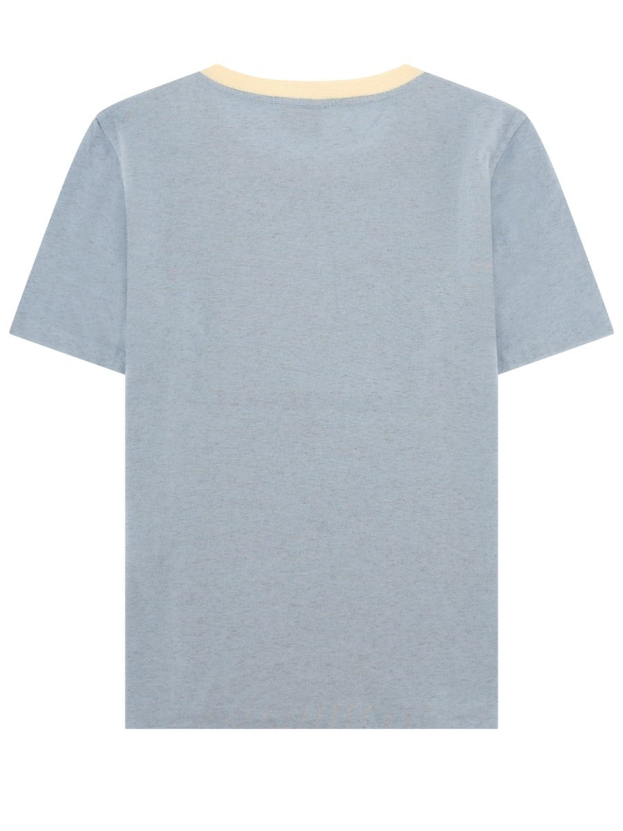 Chloé Women's Printed Cotton Shirt Blue