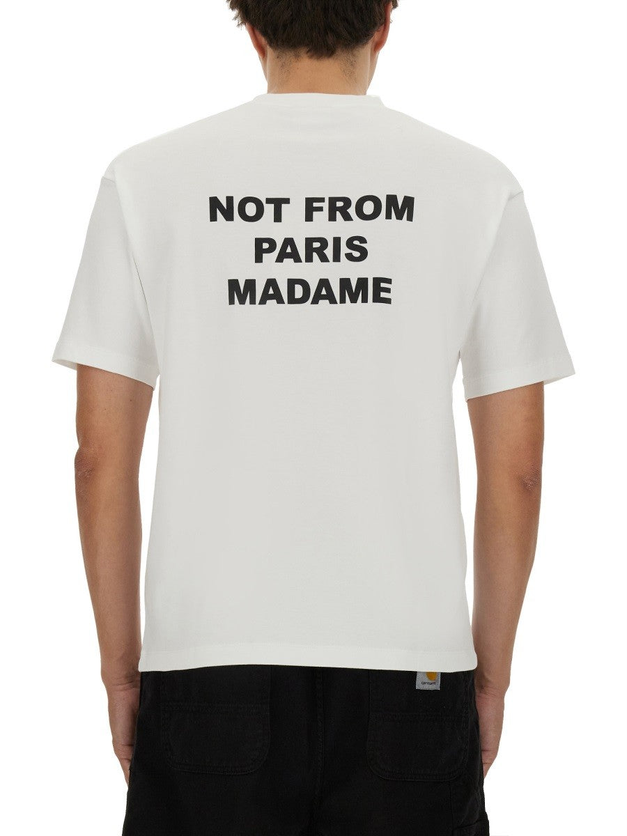 Drôle de Monsieur Men's Shirt in Cotone White