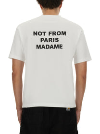 Drôle de Monsieur Men's Shirt in Cotone White