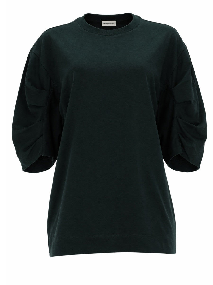 Dries Van Noten Women's Shirt in Cotone Green