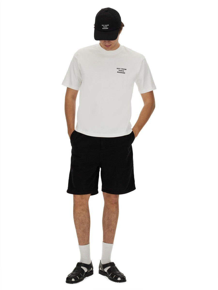 Drôle de Monsieur Men's Shirt in Cotone White