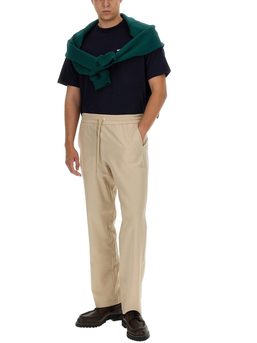 Drôle de Monsieur Men's Shirt in Cotone Blue