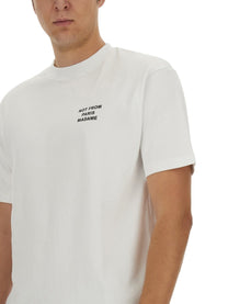 Drôle de Monsieur Men's Shirt in Cotone White