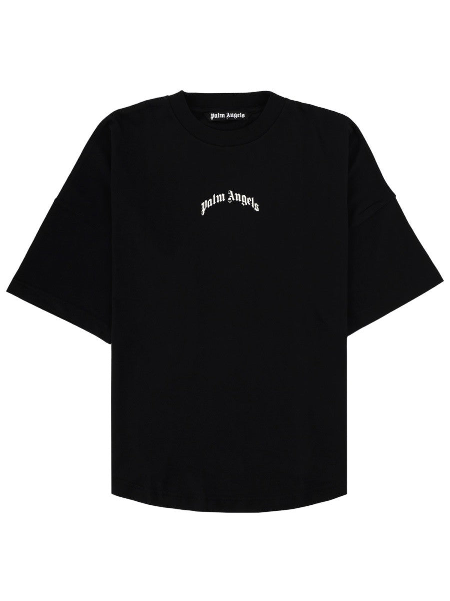 Palm Angels Men's Shirt in Cotone Black