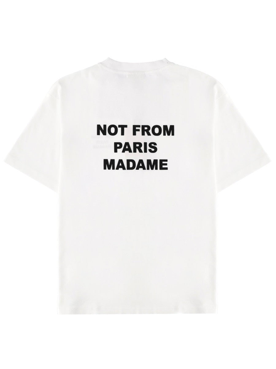 Drôle de Monsieur Men's Shirt in Cotone White