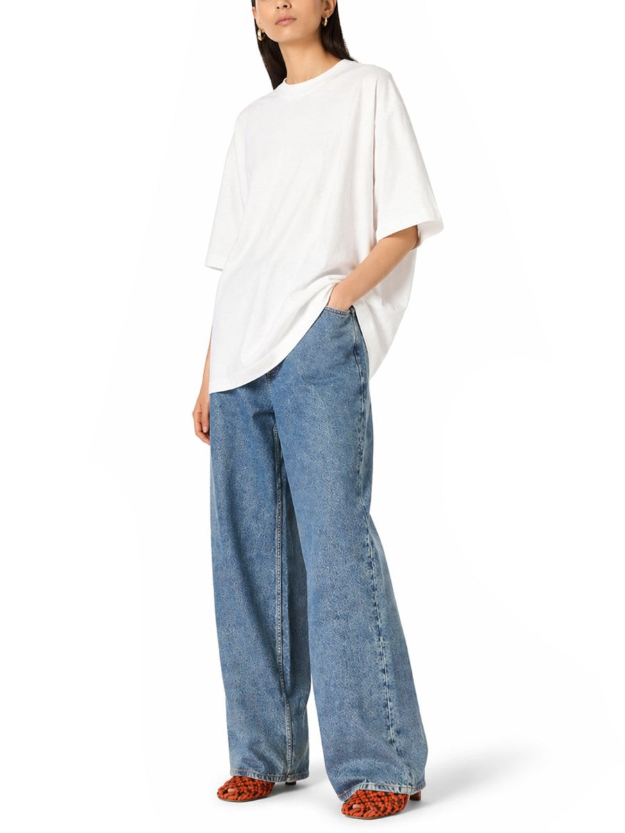 Bottega Veneta Women's Shirt in Cotone White