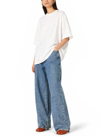 Bottega Veneta Women's Shirt in Cotone White