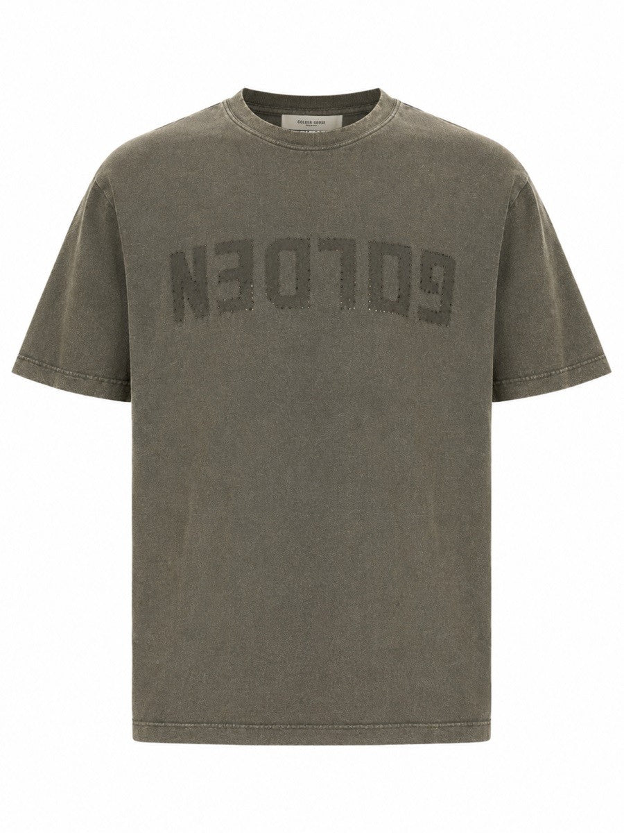 Golden Goose Men's Shirt in Cotone Green