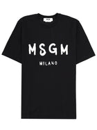 MSGM Men's Cotton Shirt Black