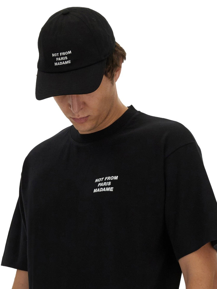 Drôle de Monsieur Men's Shirt in Cotone Black