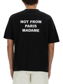 Drôle de Monsieur Men's Shirt in Cotone Black