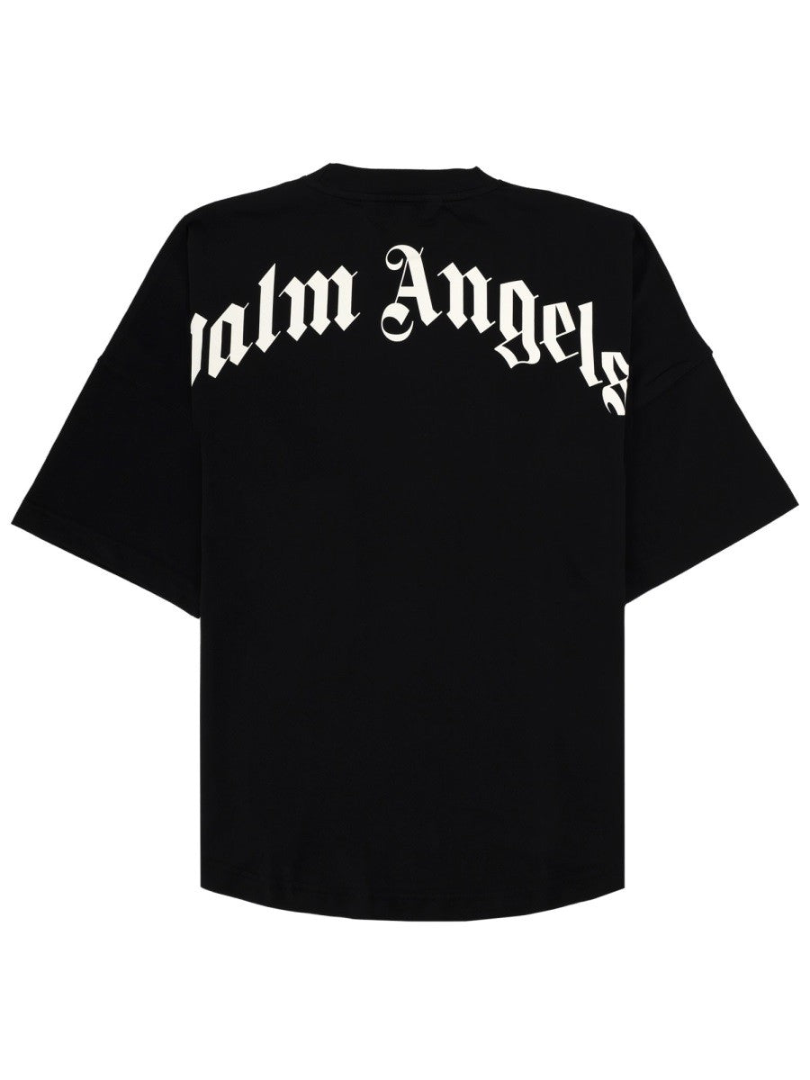 Palm Angels Men's Shirt in Cotone Black