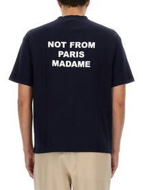 Drôle de Monsieur Men's Shirt in Cotone Blue