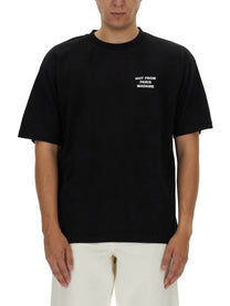 Drôle de Monsieur Men's Shirt in Cotone Black