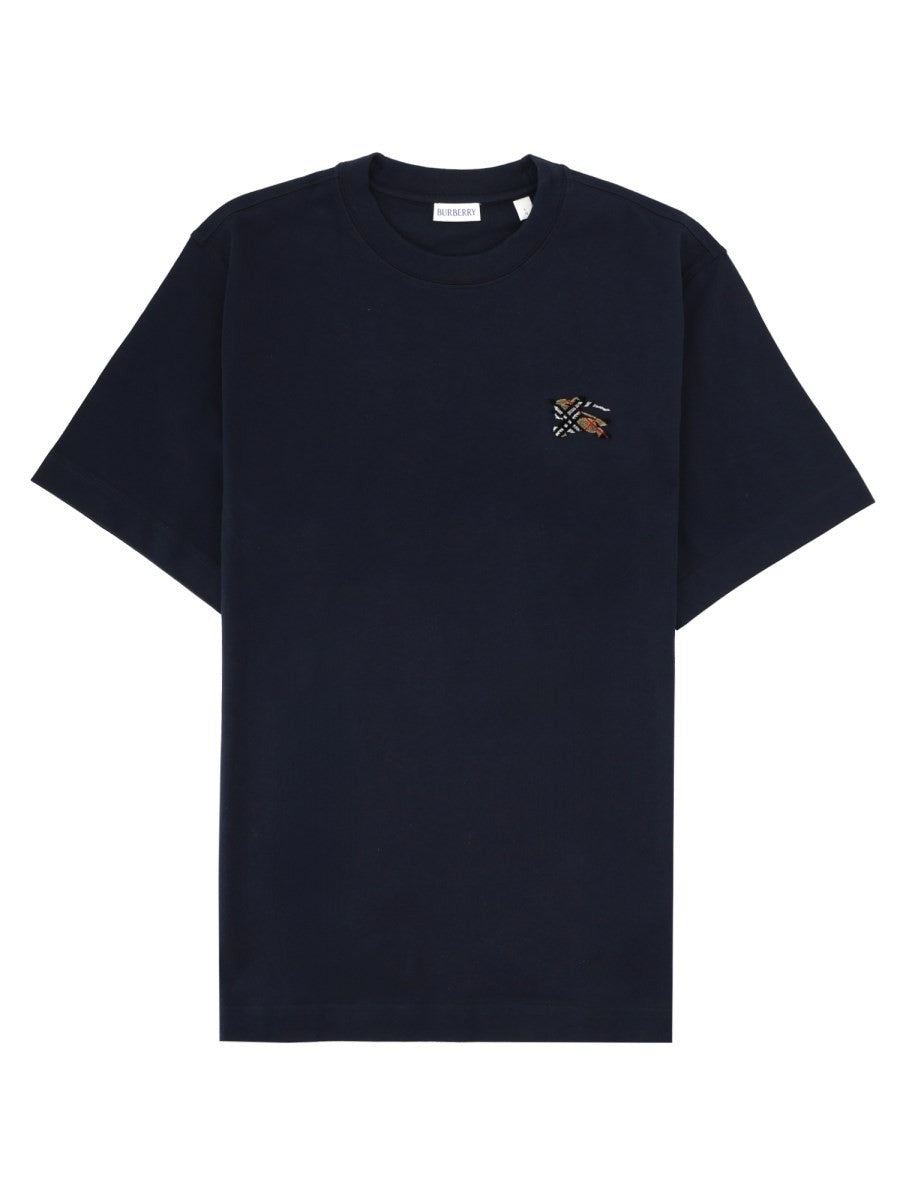 Burberry Men's Cotton Shirt Blue