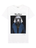 Max Mara Women's Jersey Shirt with Print Iconica White