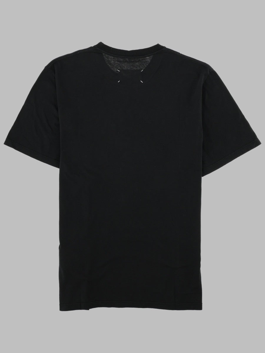 Maison Margiela Men's Shirt in Jersey DI Cotone Taped Black