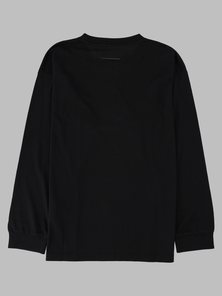 MM6 Maison Margiela Men's Shirt in Jersey Di Cotone Black