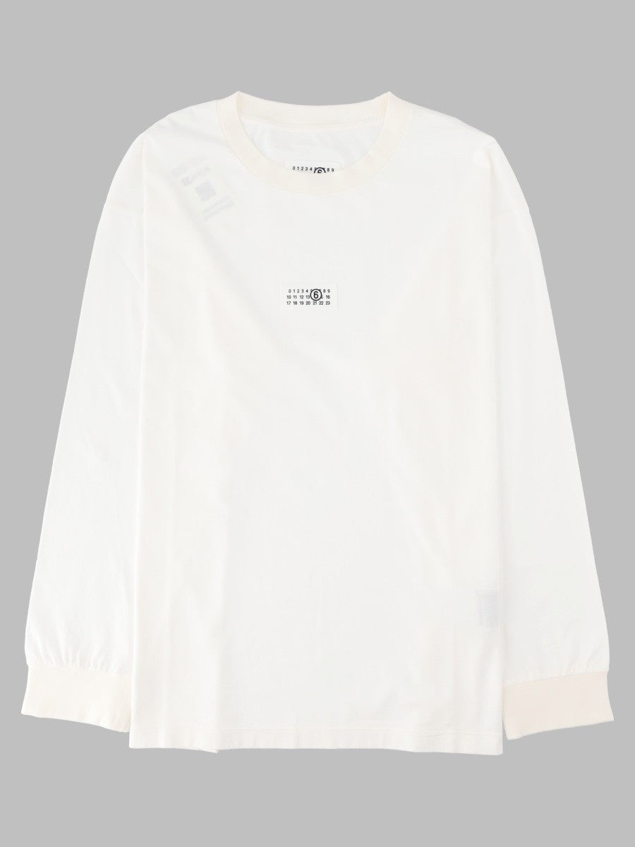 MM6 Maison Margiela Men's Shirt in Jersey Di Cotone White