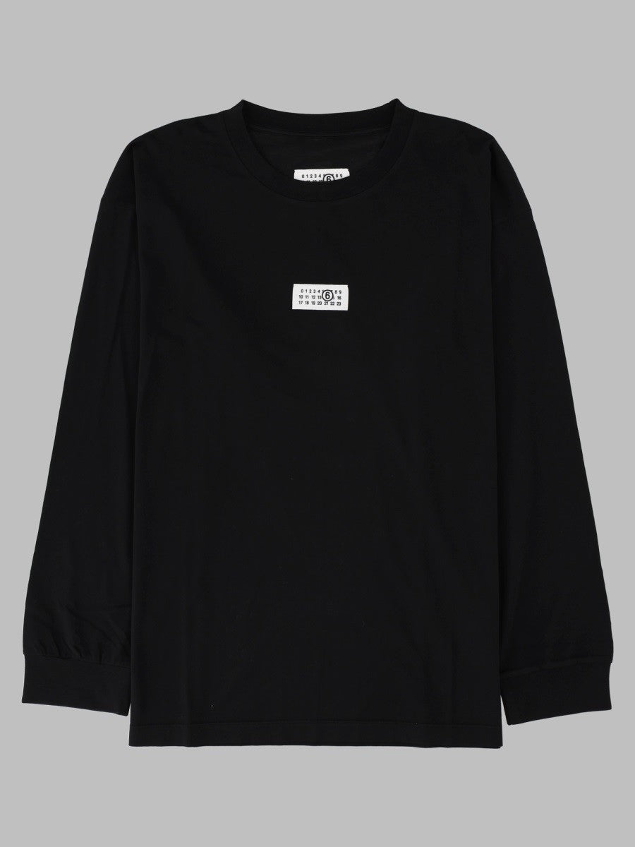 MM6 Maison Margiela Men's Shirt in Jersey Di Cotone Black