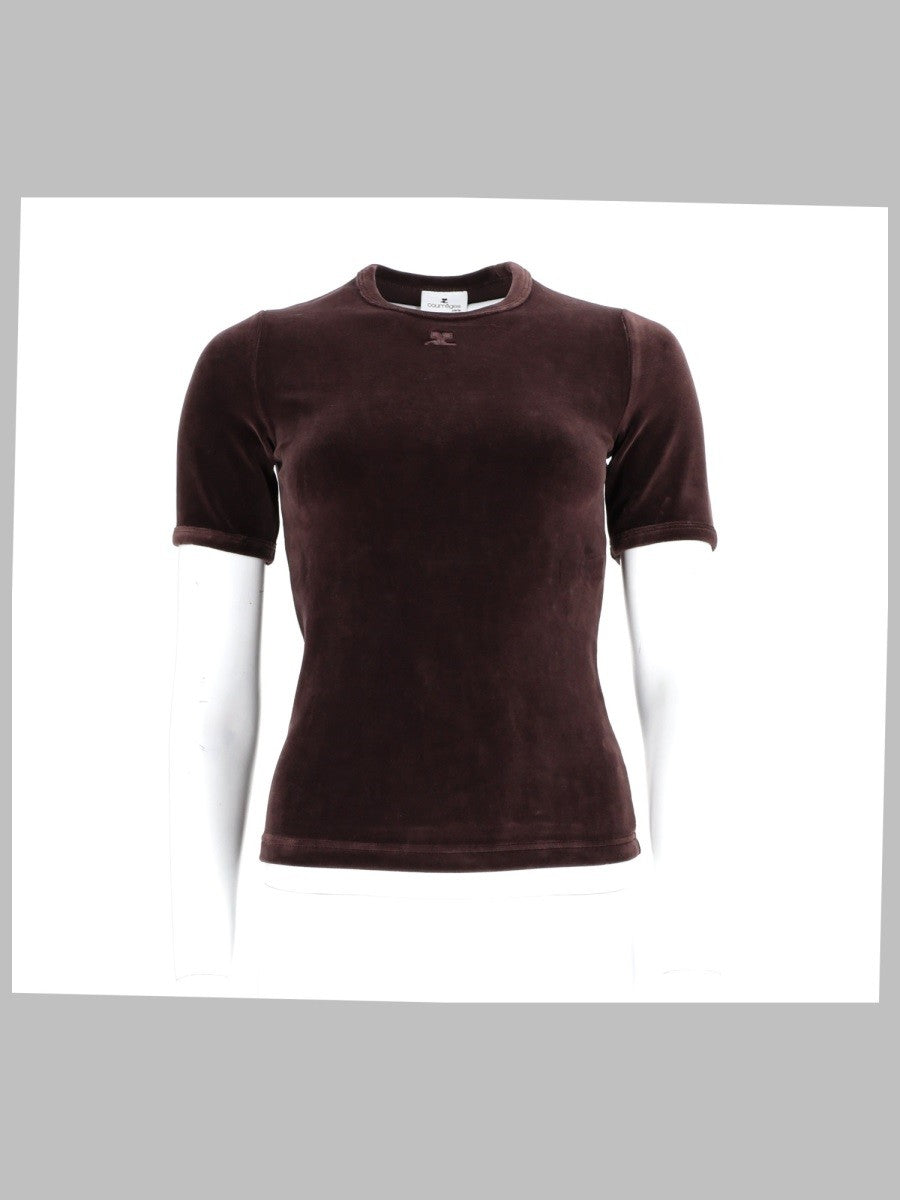 courrèges Women's Shirt in Velluto Brown