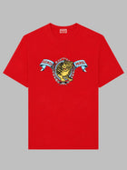 Kenzo Men's Shirt Jumping Tiger Red