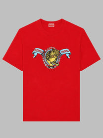 Kenzo Men's Shirt Jumping Tiger Red