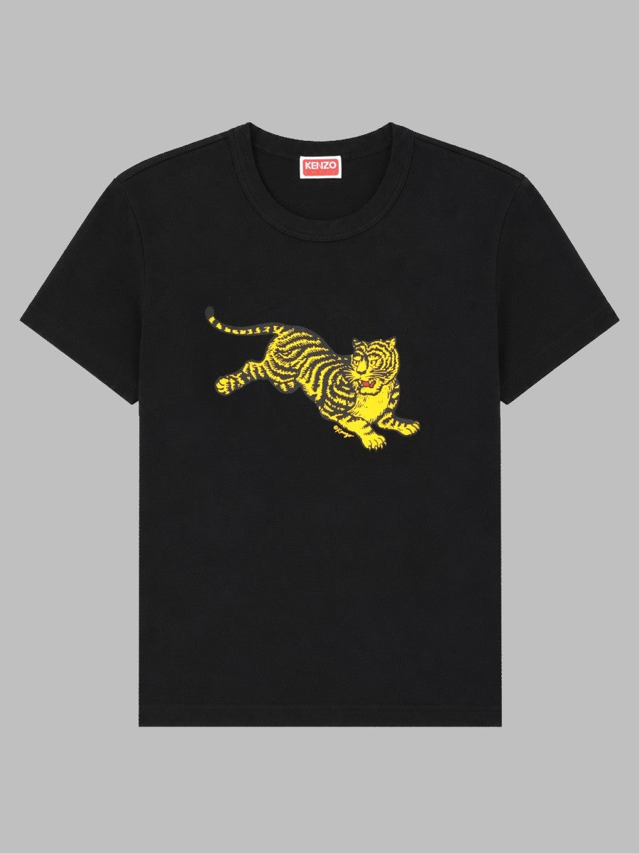 Kenzo Women's Shirt Jumping Tiger Black