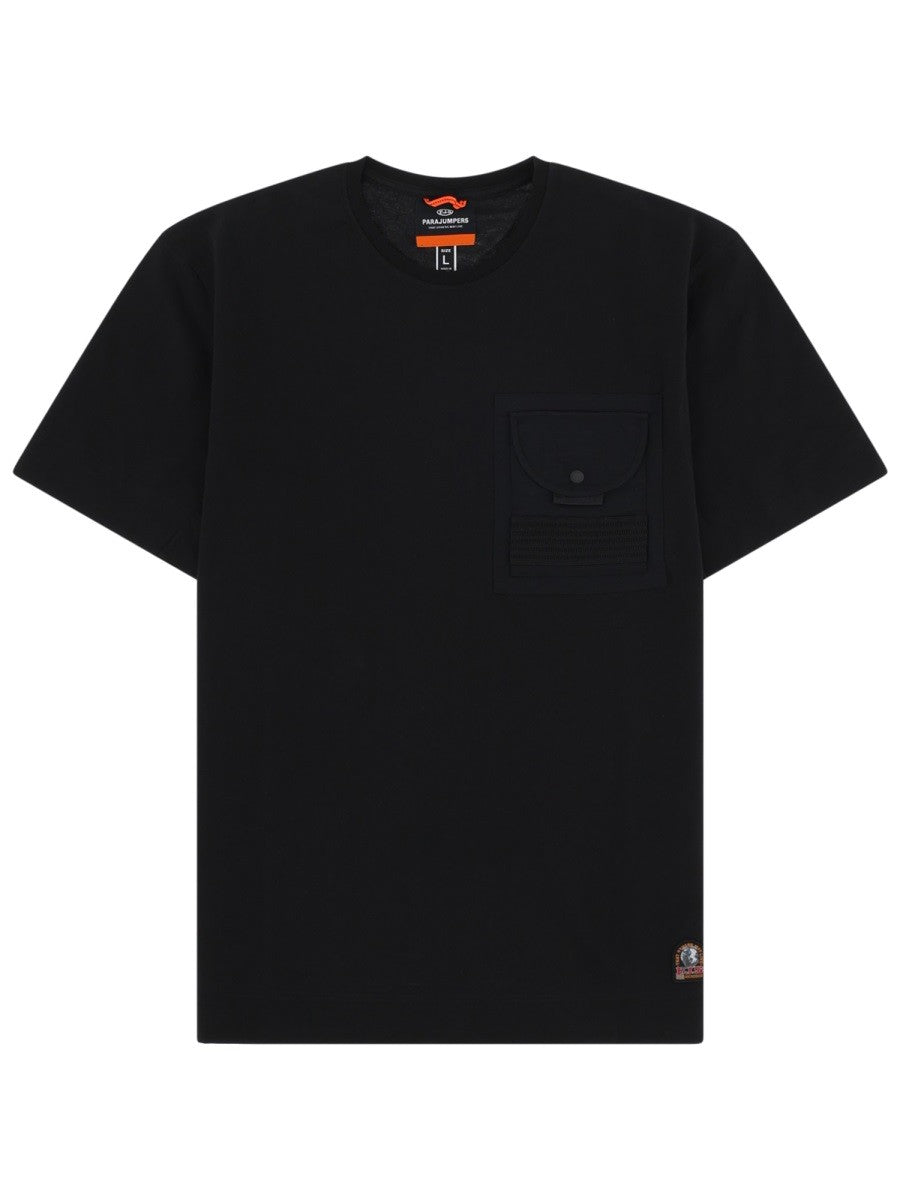 Parajumpers Men's Shirt Malham Con Taschino Black