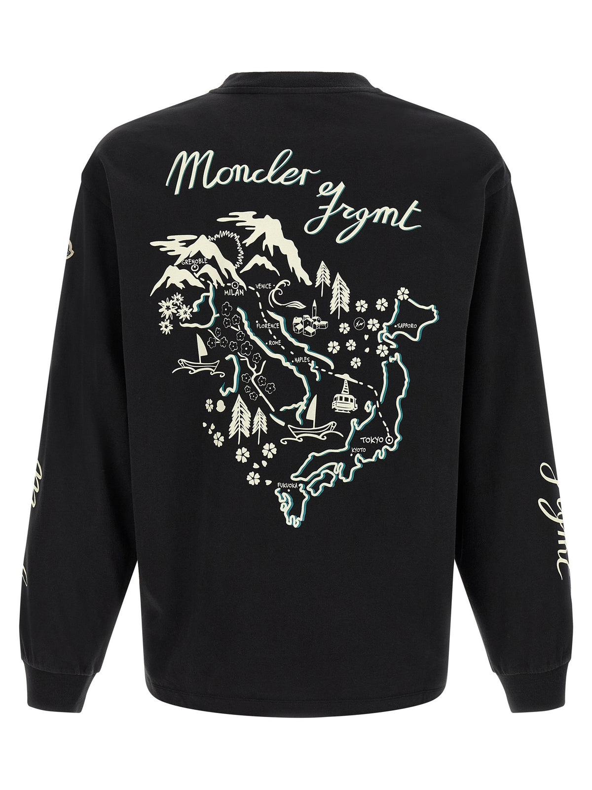 Moncler Genius Shirt Moncler Fragment Black, view 2