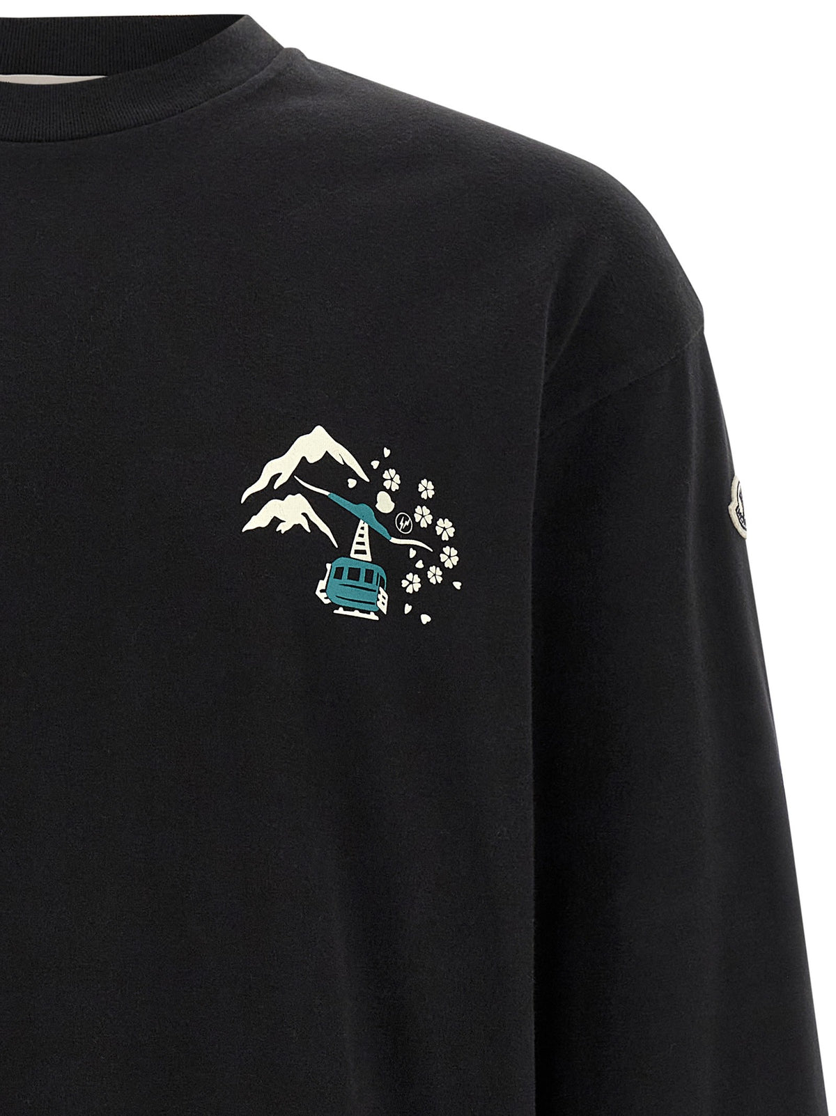 Moncler Genius Shirt Moncler Fragment Black, view 3