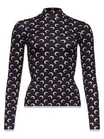 Marine Serre Women's Shirt Moon Black