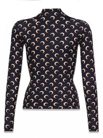 Marine Serre Women's Shirt Moon Black